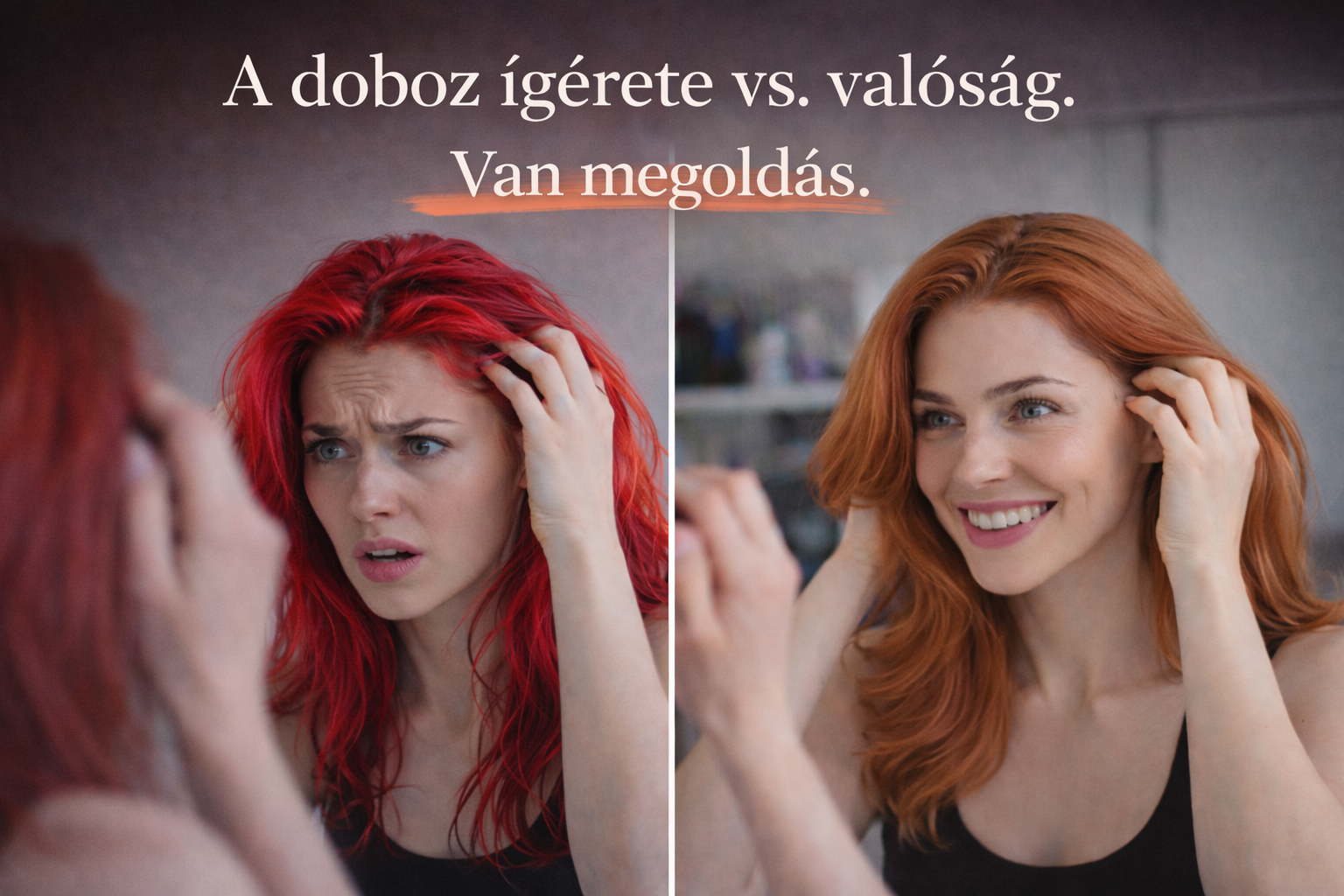 You are currently viewing Miért nem lesz olyan a hajszíned mint a dobozon? Az elrontott dobozos hajfestés buktatói